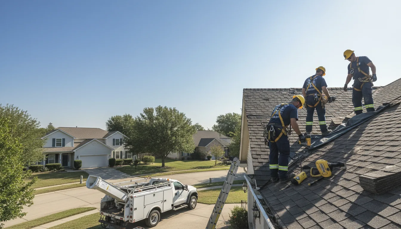 Hail Damage Roof Repair in Gay, GA